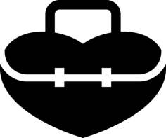 Heart Case Editable Svg Line Art, Free Vectors File
